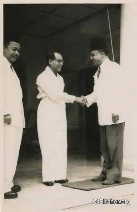 1951 - Bourguiba and Mohamed Hatta